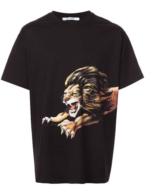 t shirt givenchy con leone|T.